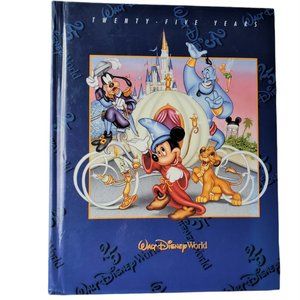 Walt Disney World 25 Years Anniversary Keepsake Souvenir Book - Vintage